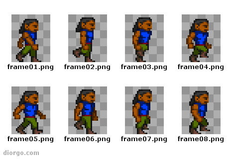 The source images The source images