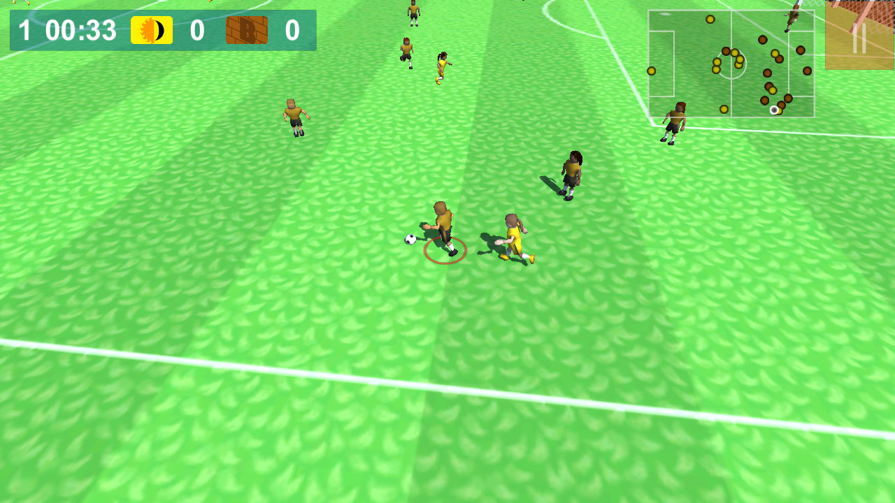 Tiny Soccer Head Game Asset - 2D Game Kit